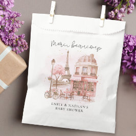 Merci Beaucoup Paris Cafe Baby Dusche Vielen Dank Geschenktütchen