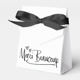 "Merci Beaucoup" Paris Doodle Sketch Baby Dusche Geschenkschachtel