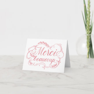 Merci Beaucoup Watercolor Lettering Danke