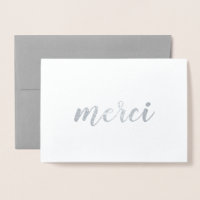 Merci Französisch Vielen Dank Brushstroke Script S