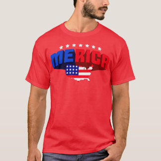 Mercia USA 4. Juli US Independence Day T-Shirt