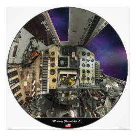 Mercury 7, Cockpit-Ansicht Fotodruck