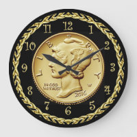 Mercury Dime Centennial Gold Coin Image ~