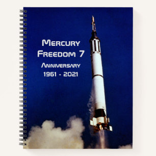 Mercury Freedom 7 - 60 Jahre Notizbuch