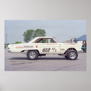 Mercury-Komet A F/X - Vintager Widerstand Poster