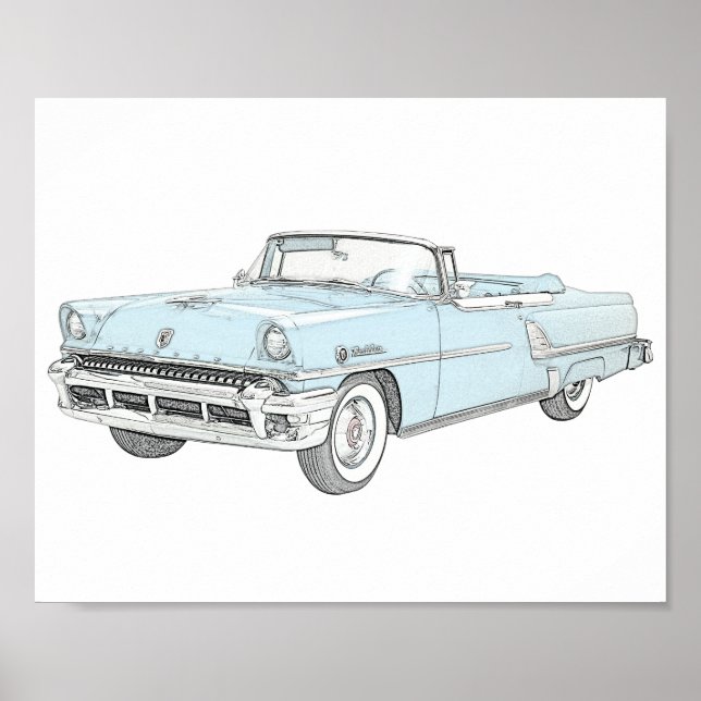 MERCURY MONTCLAIR 1955 POSTER (Vorne)