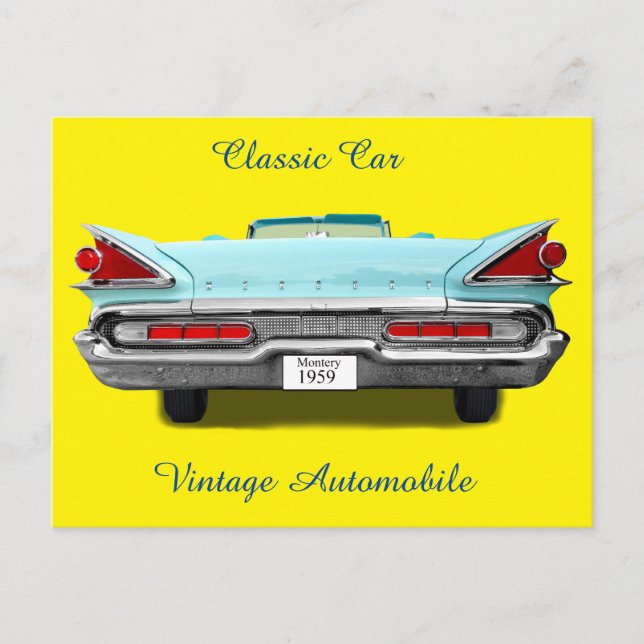 Mercury Monterey 1959 Postkarte (Vorderseite)