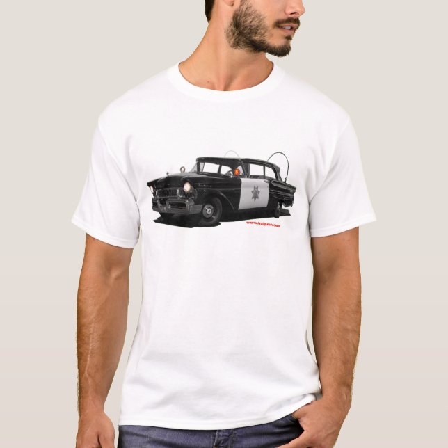 Mercury-monterey-Landstraße-PatrouilleCar 1957 T-Shirt (Vorderseite)