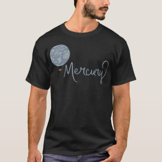 Mercury Planet Heißluftballon Titel Curry Space T-Shirt