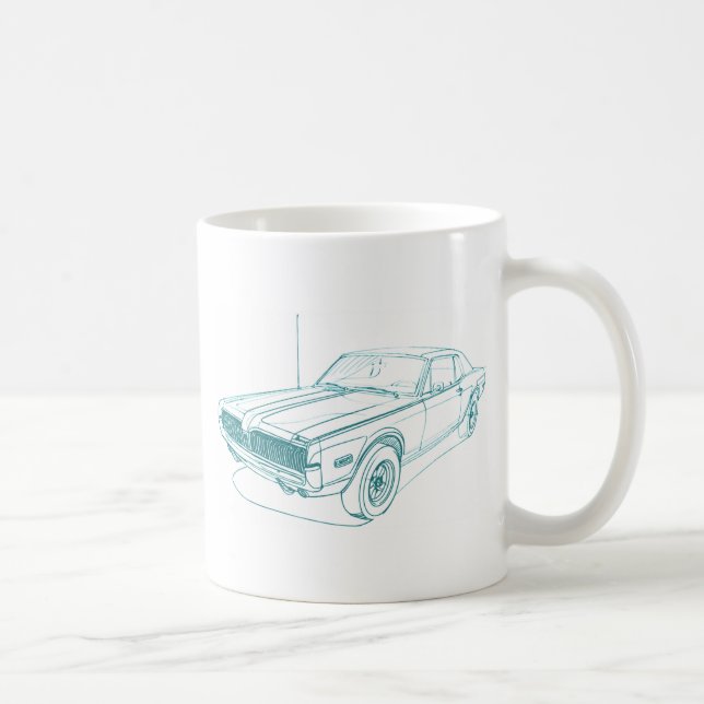Mercury-Puma 1968 Tasse (Rechts)