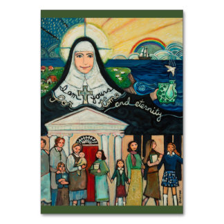 Mercy-Gründer Catherine McAuley-Gebetskarte Tischnummer