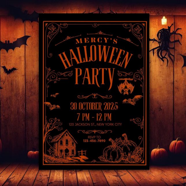 Mercy's Halloween Party Einladung (Von Creator hochgeladen)