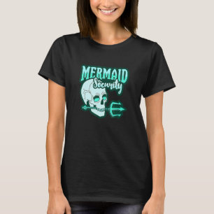 Merdaddy Sicherheits-Meer-Mann Meerjungfrau Vater T-Shirt