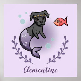 Merdog, Meerjungfrau, Prinzessin, Kinderzimmer Roo Poster