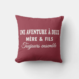 Mère & Fils French Adventure Typography Tee Kissen