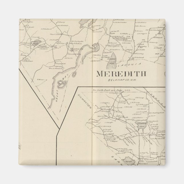 Meredith, Dorf Meredith Magnet (Vorne)