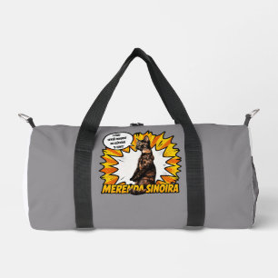 Merenda Sinoira Cat – Torino Vintage Pop Art Duffle Bag