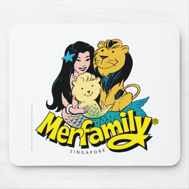 Merfamily® Basic Mousepad (Vorne)