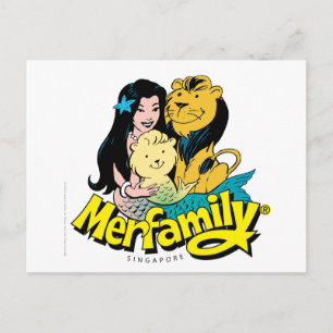 Merfamily® Basic Postkarte