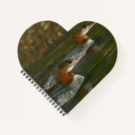 Merganser Spiral Notebook Notizbuch