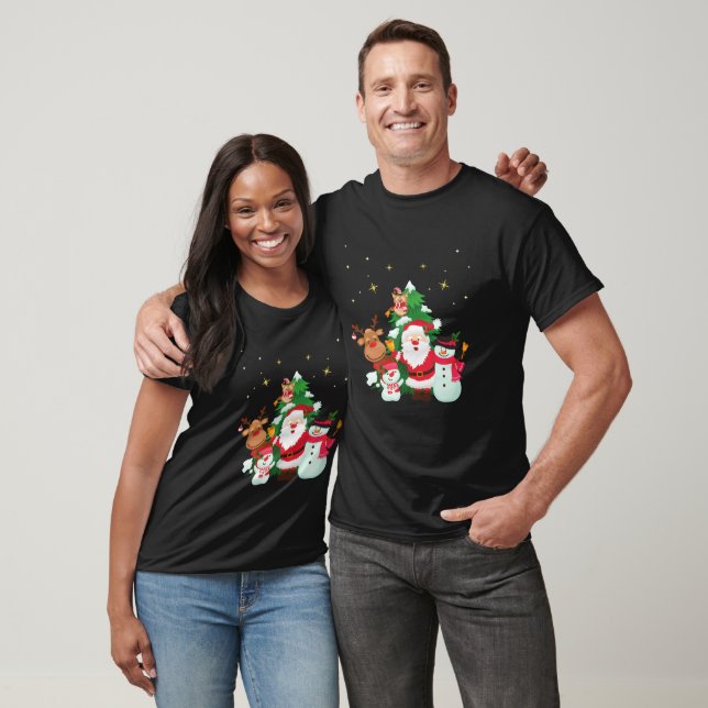 Merge Matches: Paare Weihnachten Matching Shirt (Unisex)