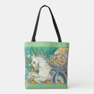 MERHORSE & WEISSER OKTOPUS, FANTASY-EINHORN-PFERD