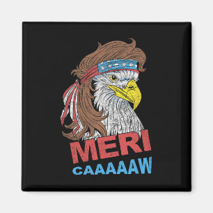 Meri-caaaaw - Adle Mullet 4. Juli US-amerikanisch Magnet
