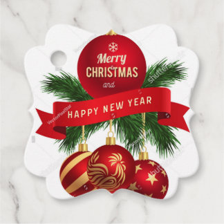 Meri Christmas Geschenkanhänger