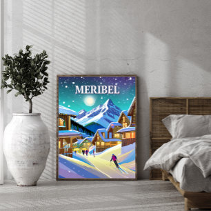 Meribel: Alpestre-Harmonie unter Winterglanz Poster