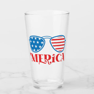 "Merica - 4. Juli Glas