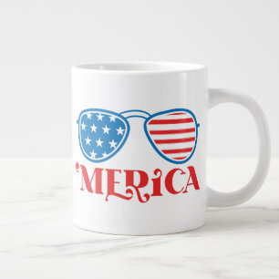 "Merica - 4. Juli Jumbo-Tasse