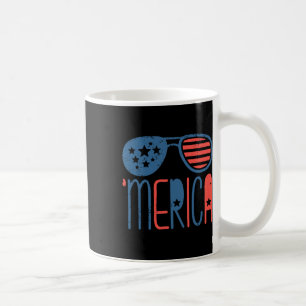 Merica American Flag Aviators Kleinkind 4. Juli Wh Kaffeetasse