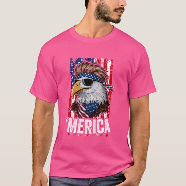 Merica American Funny Country Süd Redneck Hil T-Shirt (Vorderseite)