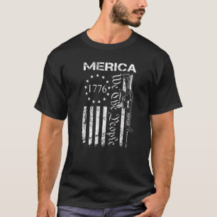 Merica Ar15 We the People 4. Juli USA Flag G T-Shirt