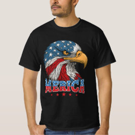 Merica Bald Eagle Patriotic Eagle 4. Juli T-Shirt