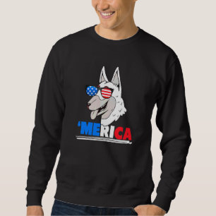 Merica Belgischer Malinois Hund Sweatshirt