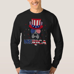 Merica Boston Terrier Usa Flag Sonnenbrille 4. J T-Shirt