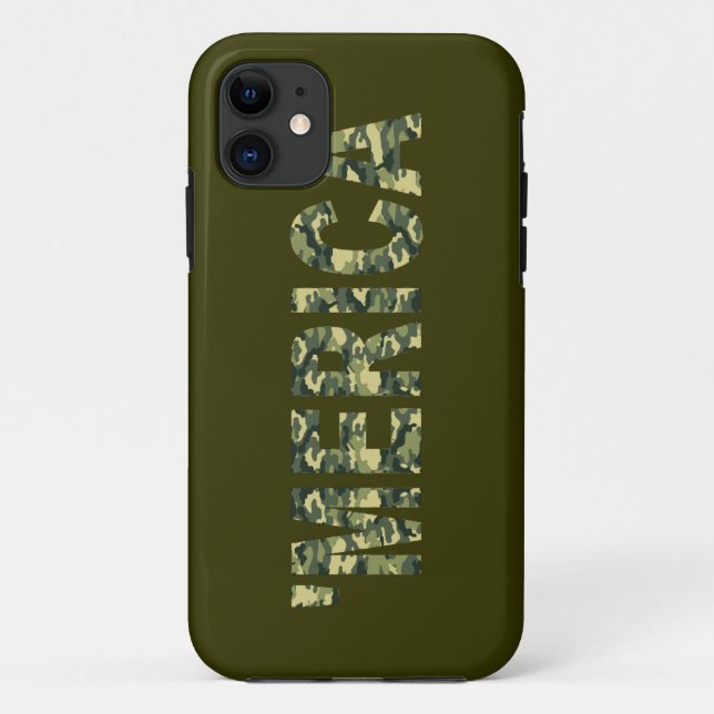 'MERICA Camouflage iPhone 5 Fall Case-Mate iPhone Hülle (Rückseite)