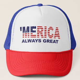 'MERICA IMMER GROSSER AntiTrumpf-Hut Truckerkappe