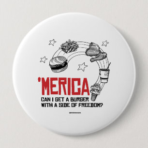 Merica - Kann ich einen Burger mit einer Freiheits Button