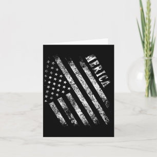 Merica Patriot American Flag USA 4. Juli Geschenke Karte