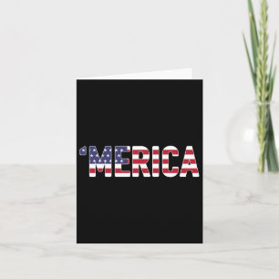 Merica - Patriotische Flagge Usa Vereinigte Staate Karte