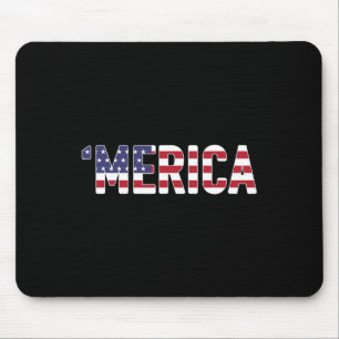 Merica - Patriotische Flagge USA Vereinigte Staate Mousepad