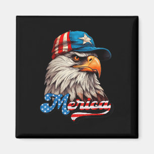 Merica - Patriotischer amerikanischer Adler der Fr Magnet