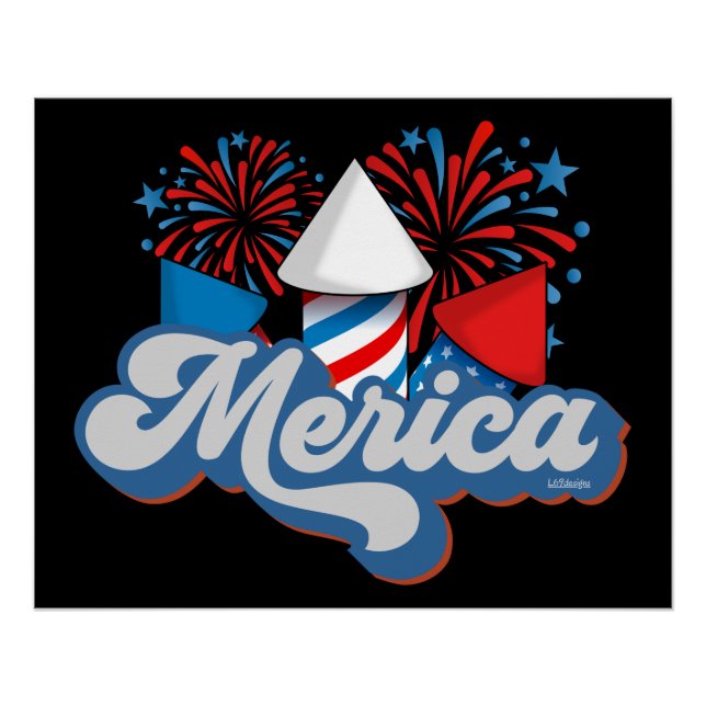 MERICA POSTER (Vorderseite)