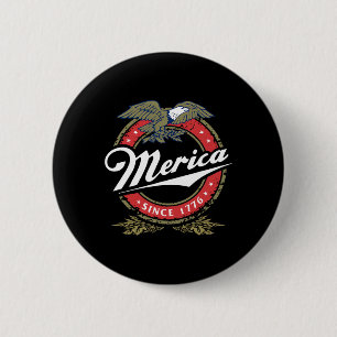 Merica Seit 17761 American Byld Eagle Mullet Star Button