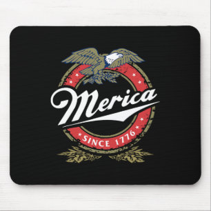 Merica Seit 17761 Amerikanischer Ld Adler Mullet S Mousepad