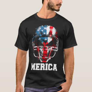 Merica-Shirt Football Usa-Flagge 4. Juli Stolz Jug T-Shirt