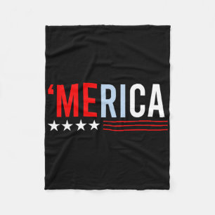 Merica Shirt für Männer Kinder Jungen Mädchen USA Fleecedecke