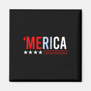Merica Shirt für Männer Kinder Jungen Mädchen USA  Magnet